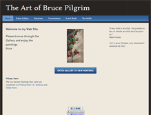 Tablet Screenshot of brucepilgrim.ca